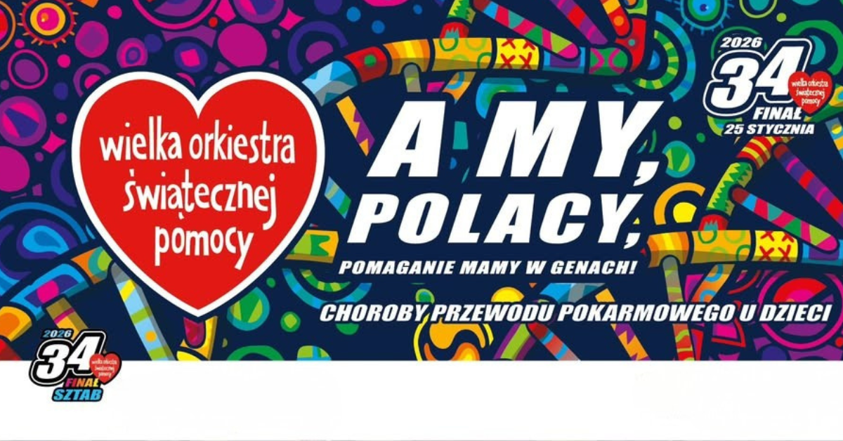 Gramy razem podczas 34. Finału WOŚP!
