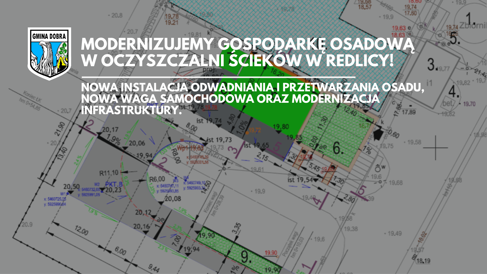 Modernizacja gospodarki osadowej w oczyszczalni ścieków w Redlicy