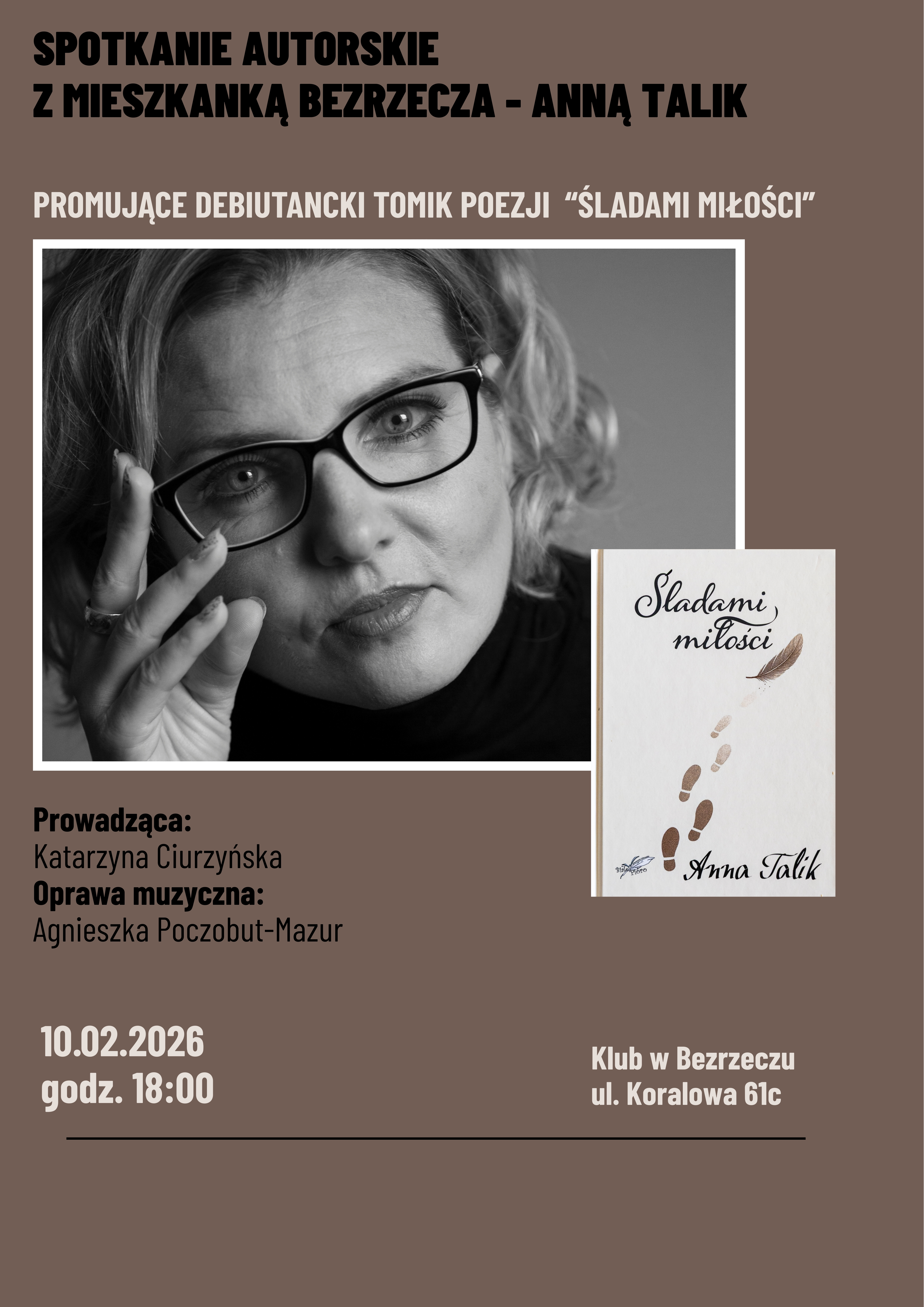 Wieczór autorski z Anną Talik w Bezrzeczu
