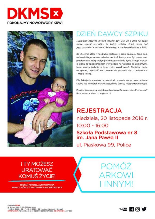 Dzień dawcy szpiku w Policach