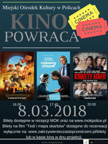 Zapowiedzi wydarzeń w Miejskim Ośrodku Kultury w Policach