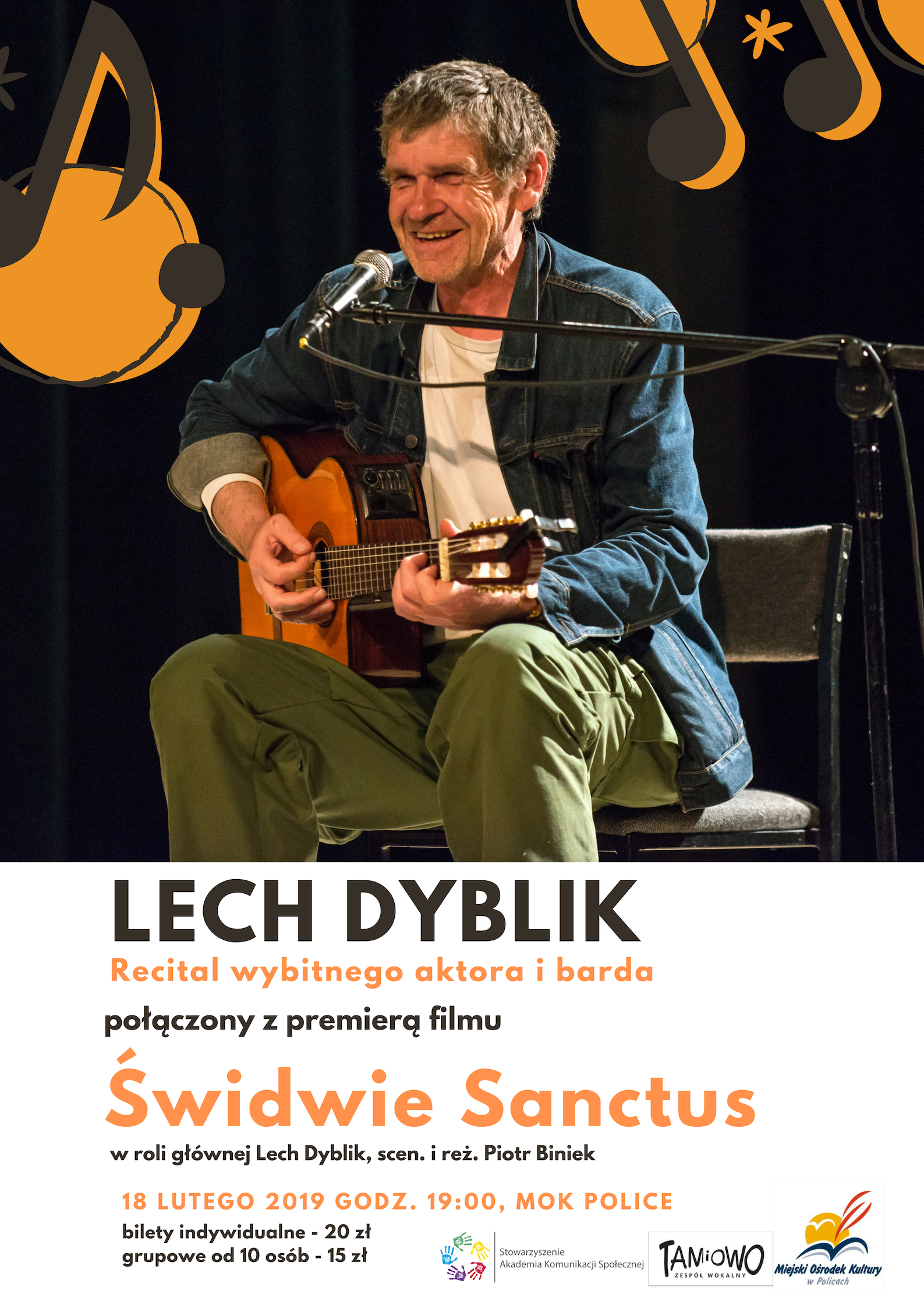 Recital Lecha Dyblika połączony z premierą filmu "Świdwie Sanctus"