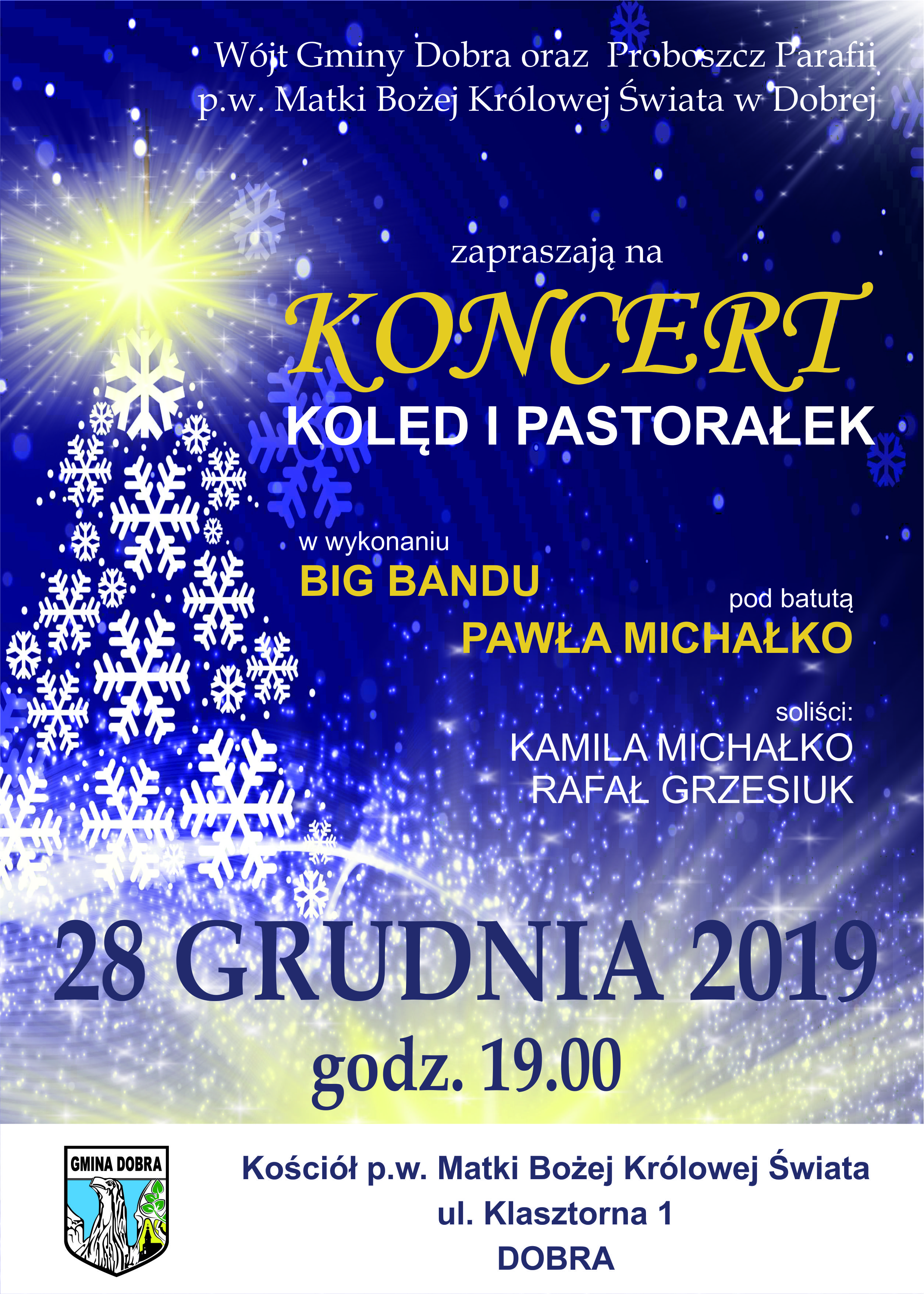 Koncert kolęd i pastorałek w Dobrej