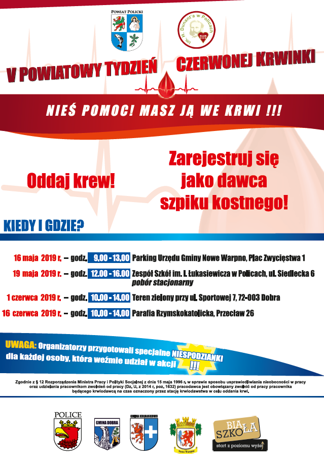 V Powiatowy Tydzień Czerwonej Krwinki