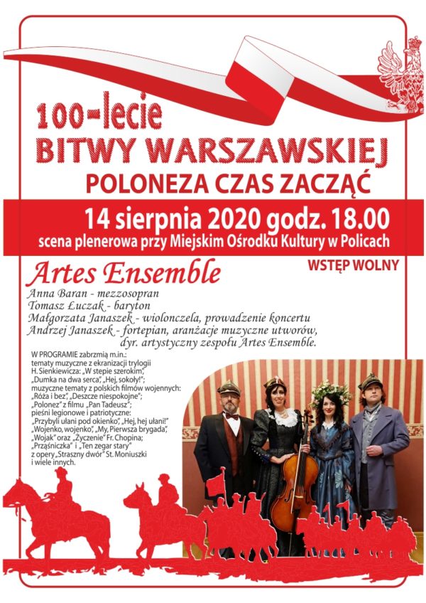 Koncert w 100-lecie BITWY WARSZAWSKIEJ w Policach 14.08