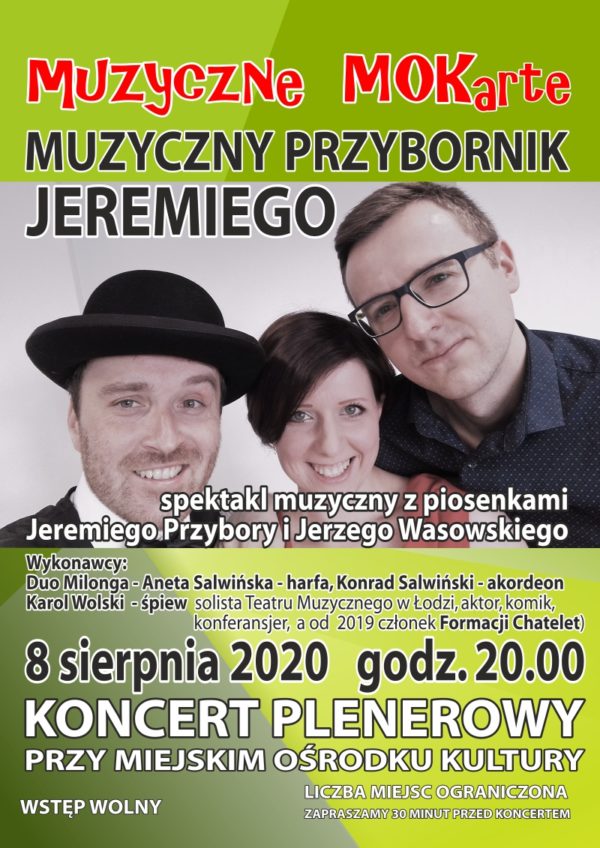 Muzyczny Przybornik Jeremiego - koncert na leżakach 08.08
