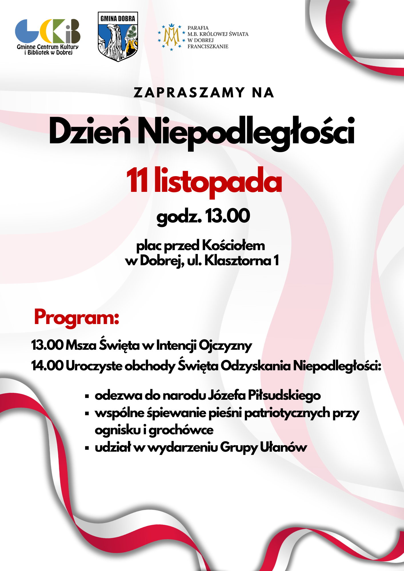 Obchody Dnia Niepodległości w Dobrej